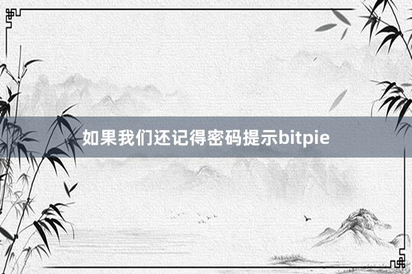 如果我们还记得密码提示bitpie