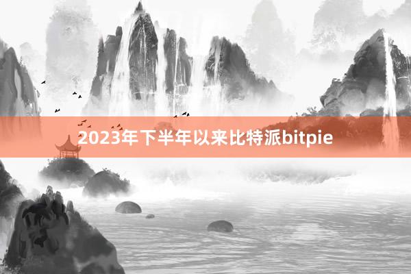 2023年下半年以来比特派bitpie