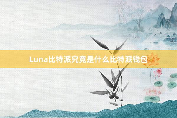 Luna比特派究竟是什么比特派钱包