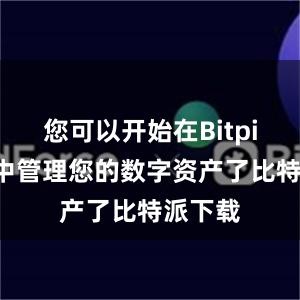 您可以开始在Bitpie钱包中管理您的数字资产了比特派下载