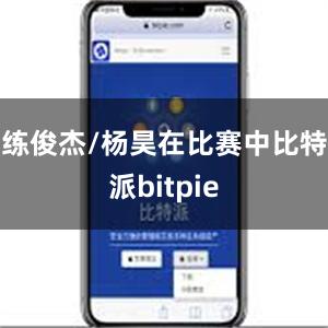 练俊杰/杨昊在比赛中比特派bitpie